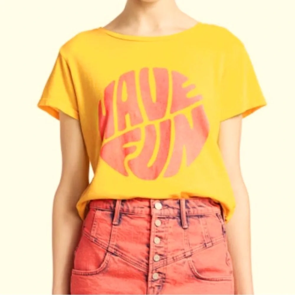Mother Denim Have Fun Vintage Graphic Tee Shirt Size XS
